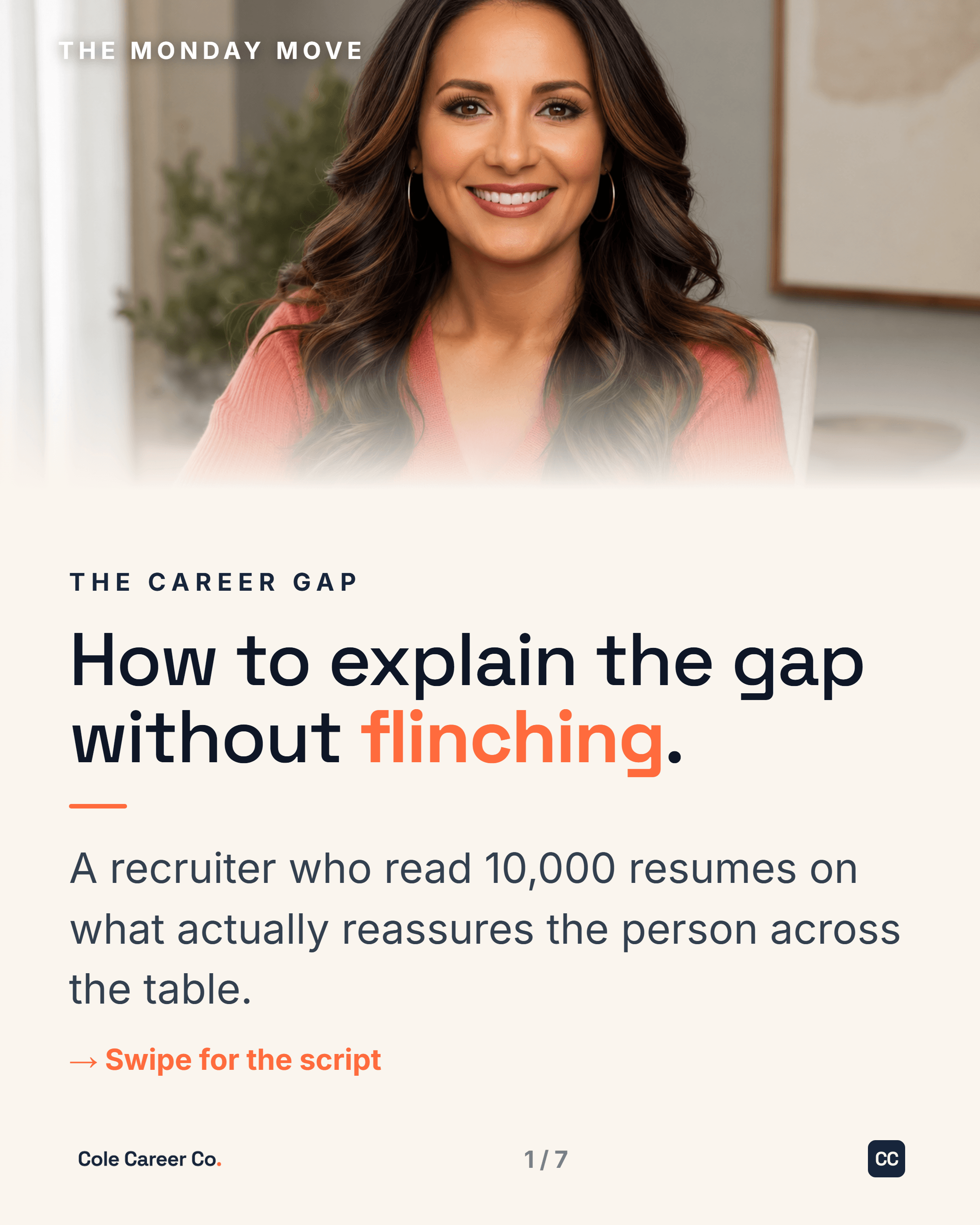 How to explain a career gap, slide 1