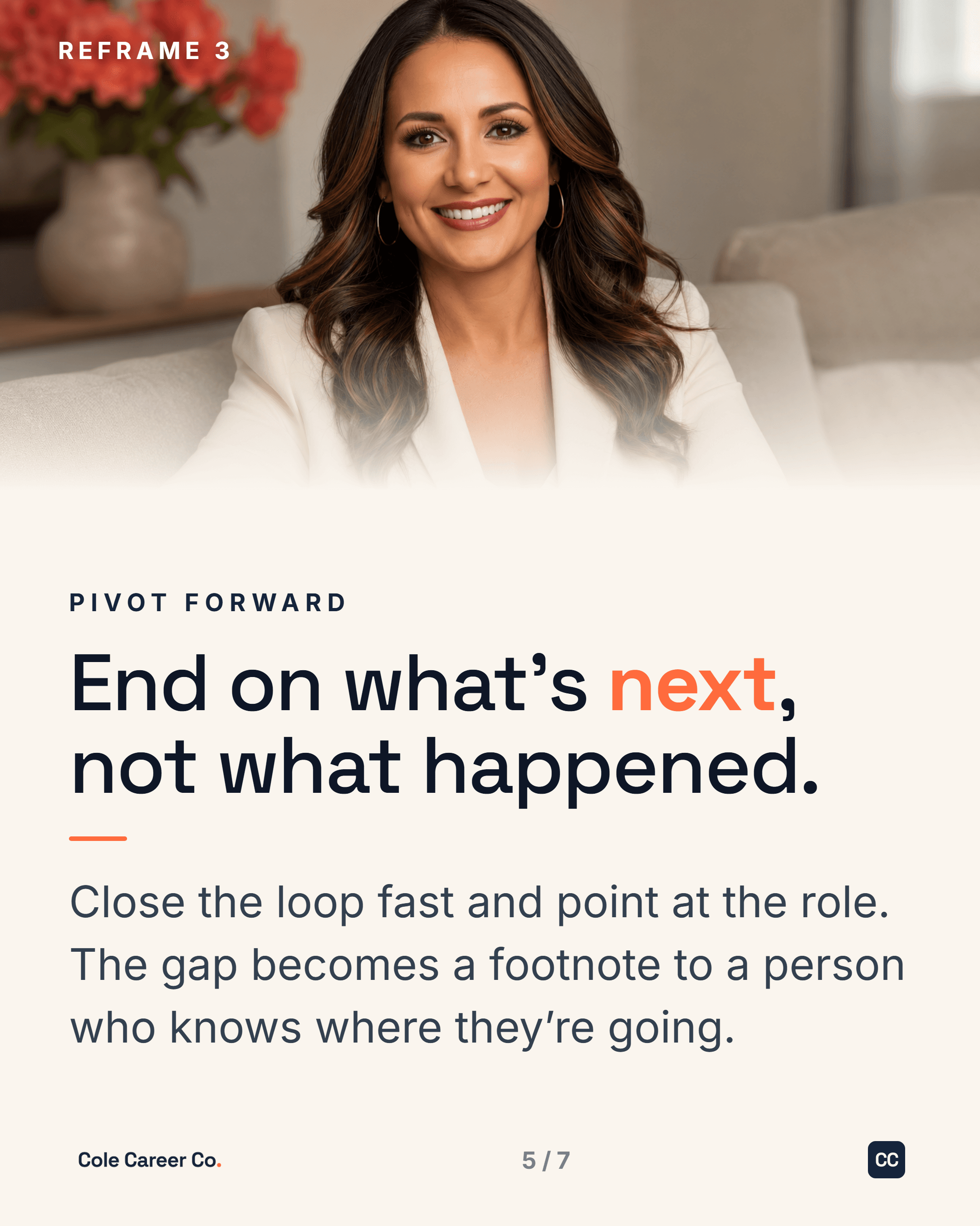 How to explain a career gap, slide 5