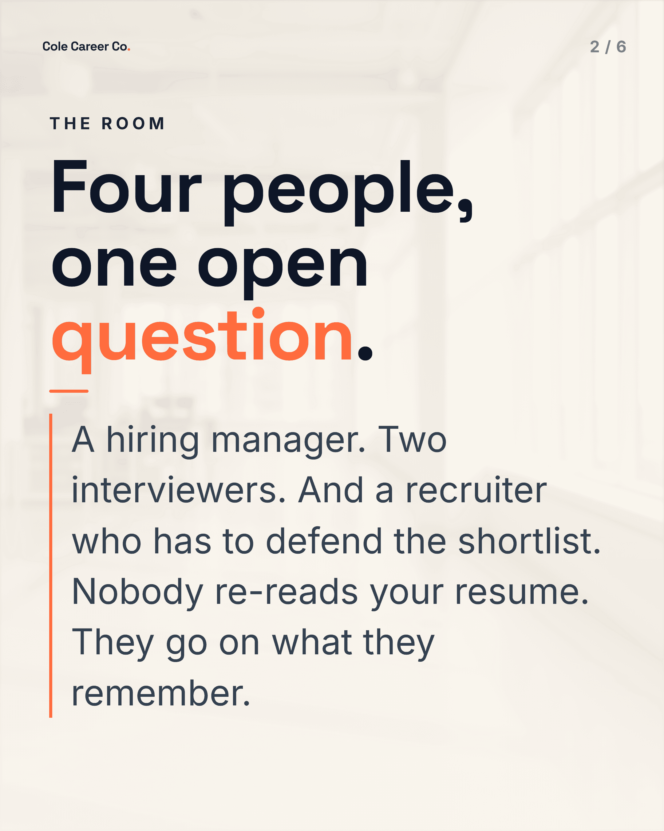 Inside the hiring debrief, slide 2
