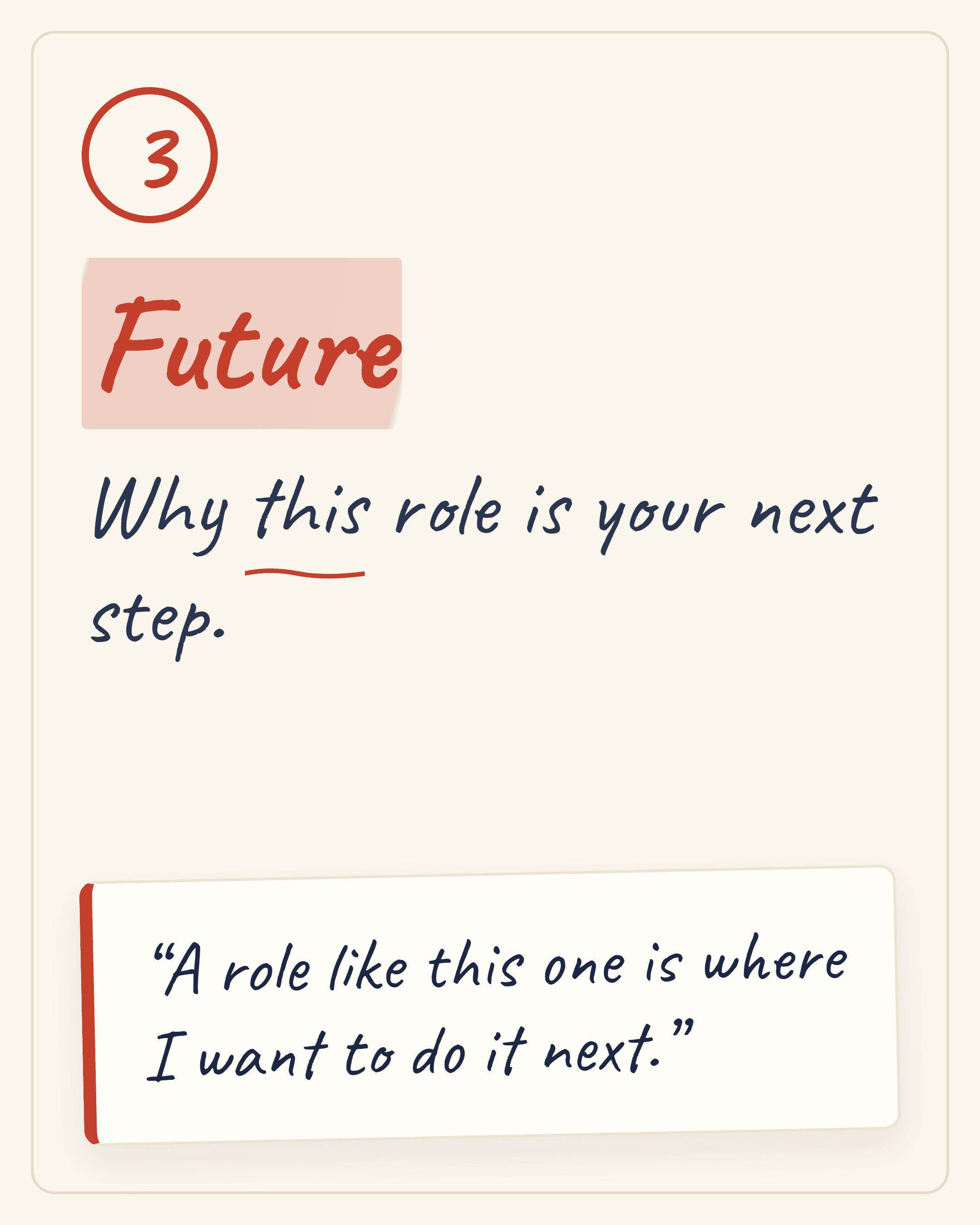 The "tell me about yourself" formula, slide 4